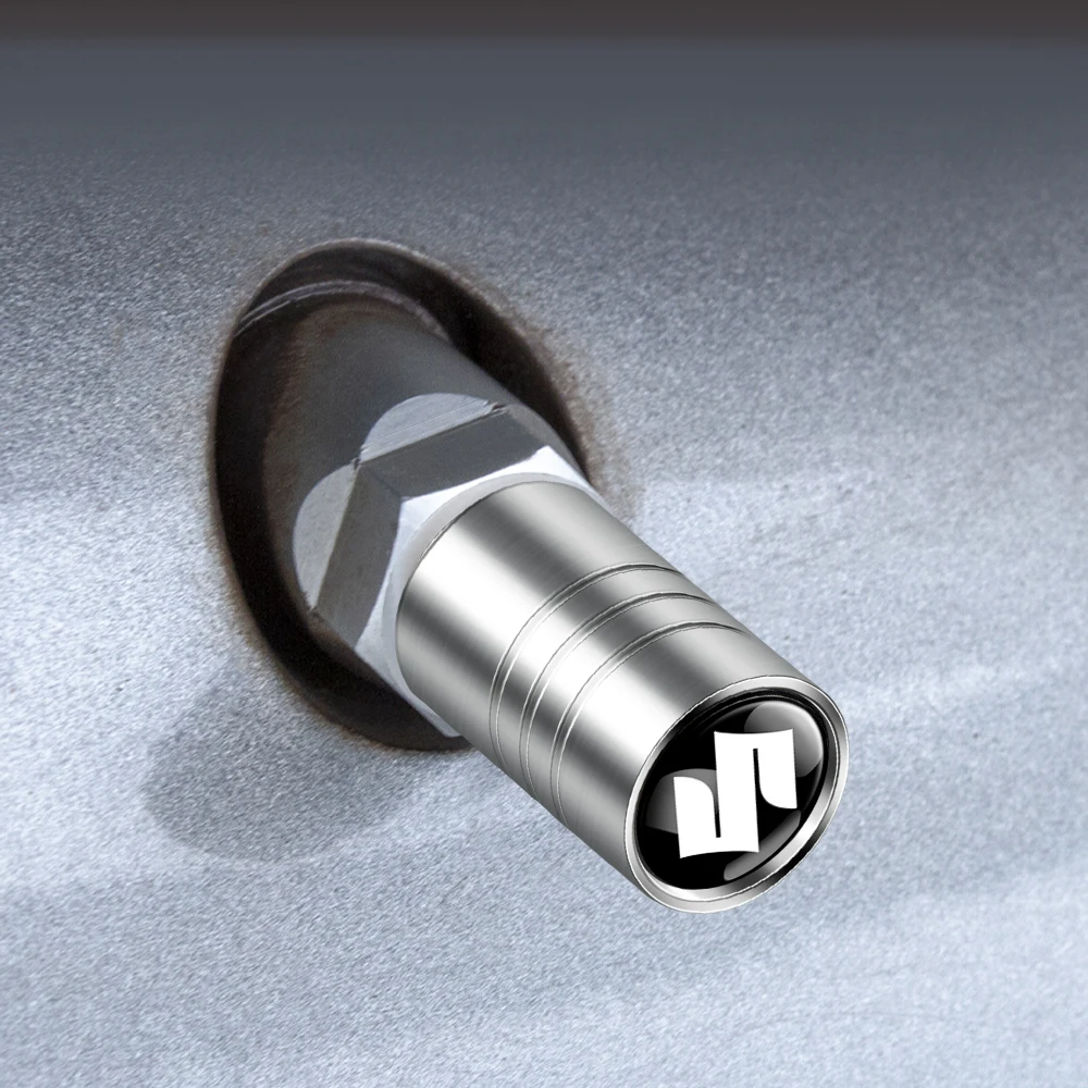 4 قطعة عجلة السيارة غطاء صمام الإطارات غطاء البخار الإطارات لسوزوكي جراند فيتارا سويفت Ignis SX4 ليانا فيتارا جيمي فيتارا ألتو اكسسوارات