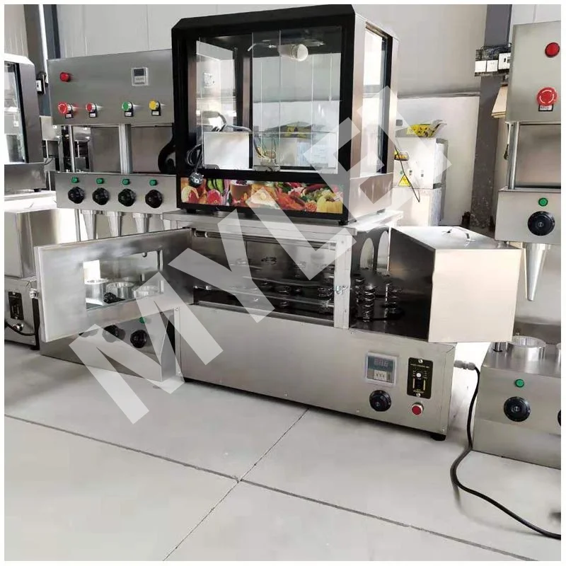 Hot Sale Electric Commercial Automatic Pizza Cone Oven Machine with Motor Pizza Cone Moulding Maker Set