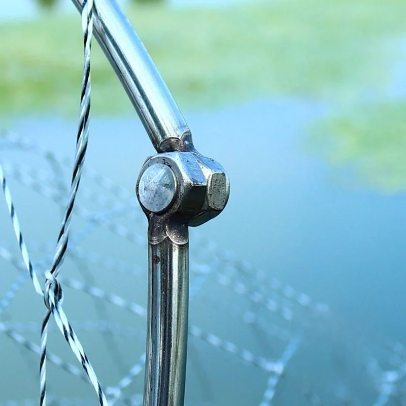 

Stainl Steel Fiing Net Head Large Capaci Folding Design for ching Fi Cam Travel Gear Outdoor Activities