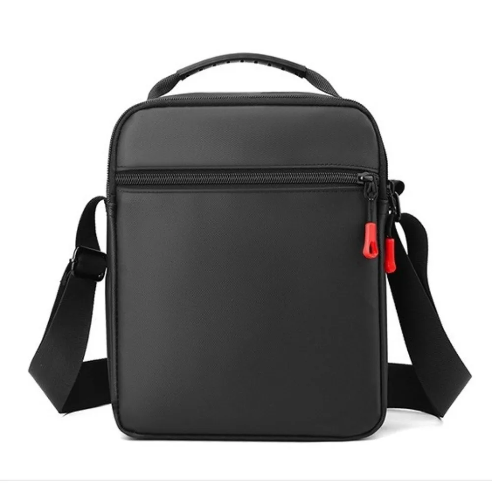 

Мужская сумка-мессенджер квадратной формы, однотонная, многослойная, из нейлона, на одно плечо, большая вместимость, для бизнеса