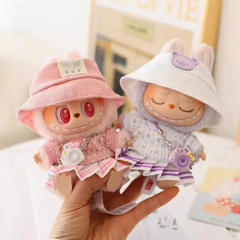 Vêtements Pour Poupée BOXOB – Ensemble JK Kawaii – Pour Poupée 17 Cm, Tissu Doux