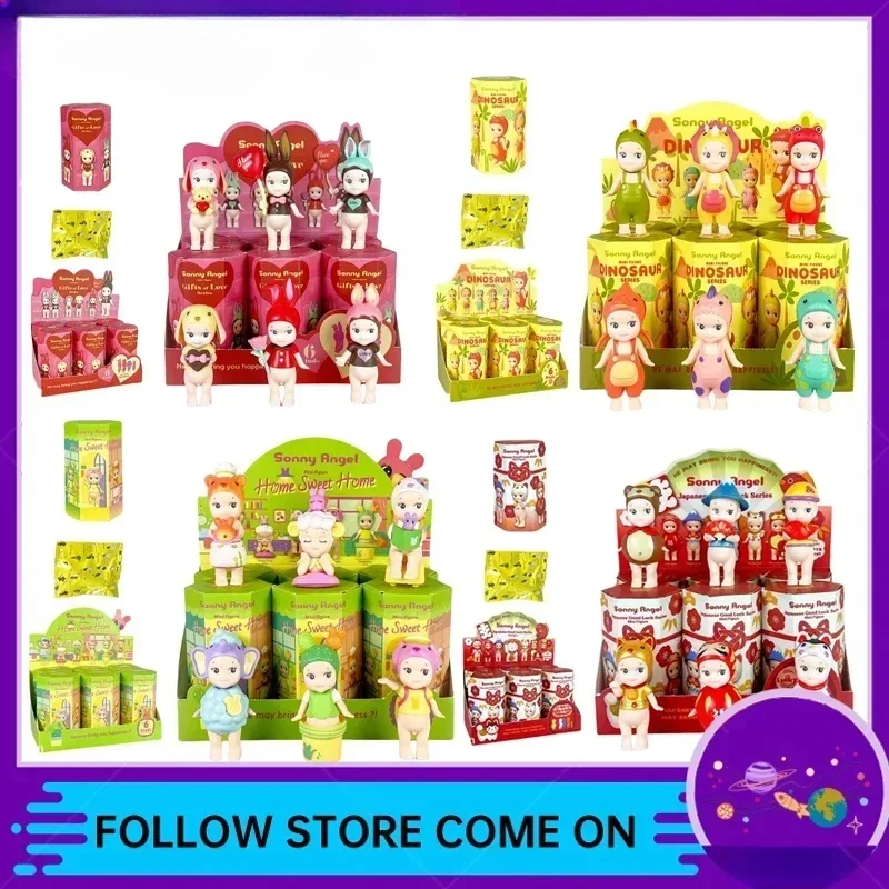 

Blind Box Figure Angel Hippers Animal Easter Series Anime Figures Ornaments Dolls Christmas Gift Desktop Ornament