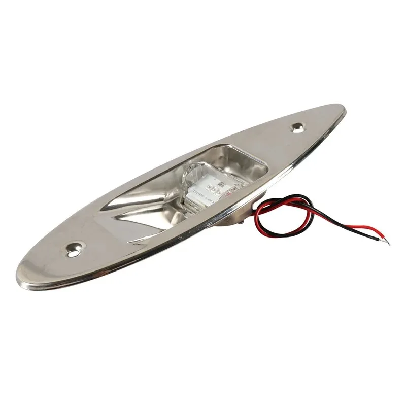 Marine Stainless Steel Port Starboard Light LED Two Color Signal Light Red Green Indicator Light for Boat Yacht