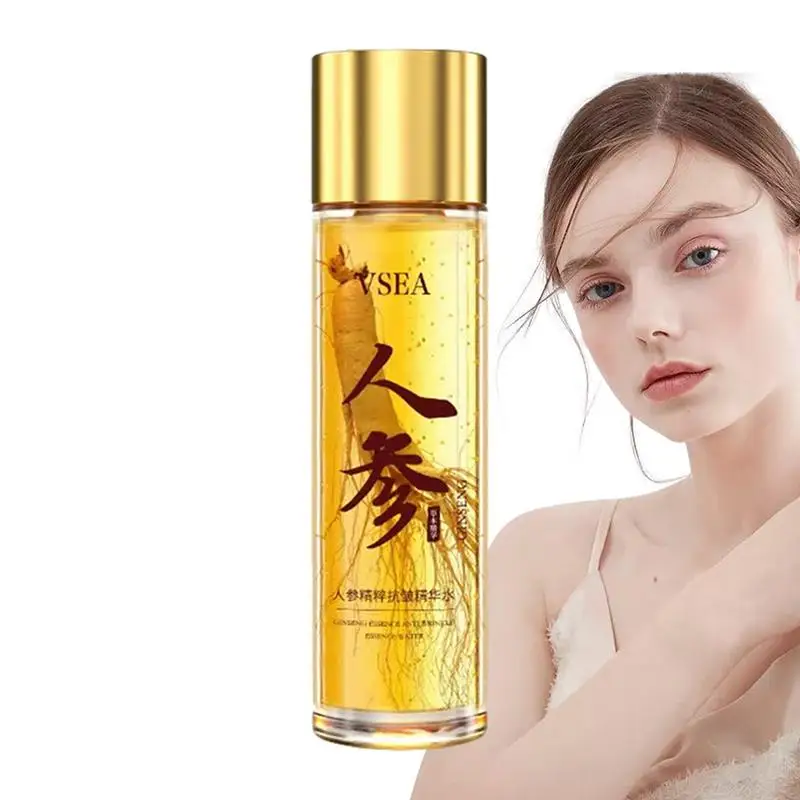 

130ml Ginseng Face Firming Essence Hydration Moisturizing And Plumping Oil For Skincare Lightening Essence For Smoothing