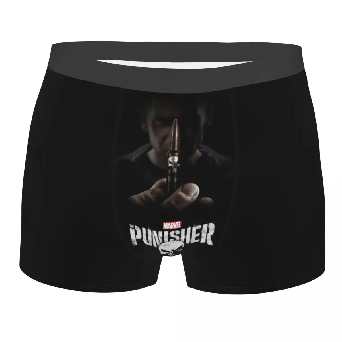 

Custom Punisher Skeleton Skull Boxers Shorts Mens Briefs Underwear Novelty Underpants
