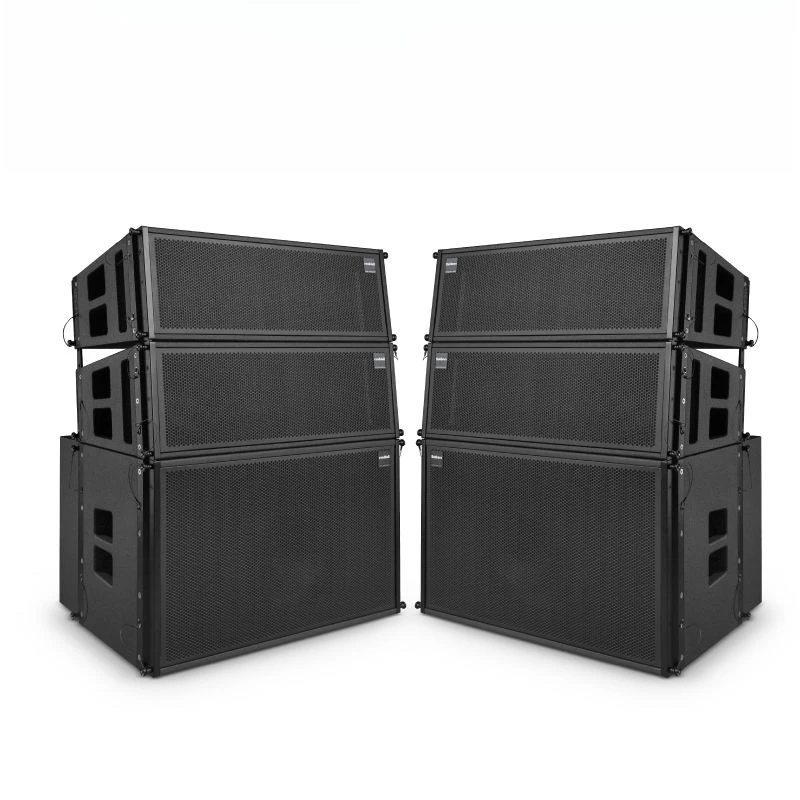 Double 8-inch 10-inch linear array stage performance audio set, outdoor performance remote speakers