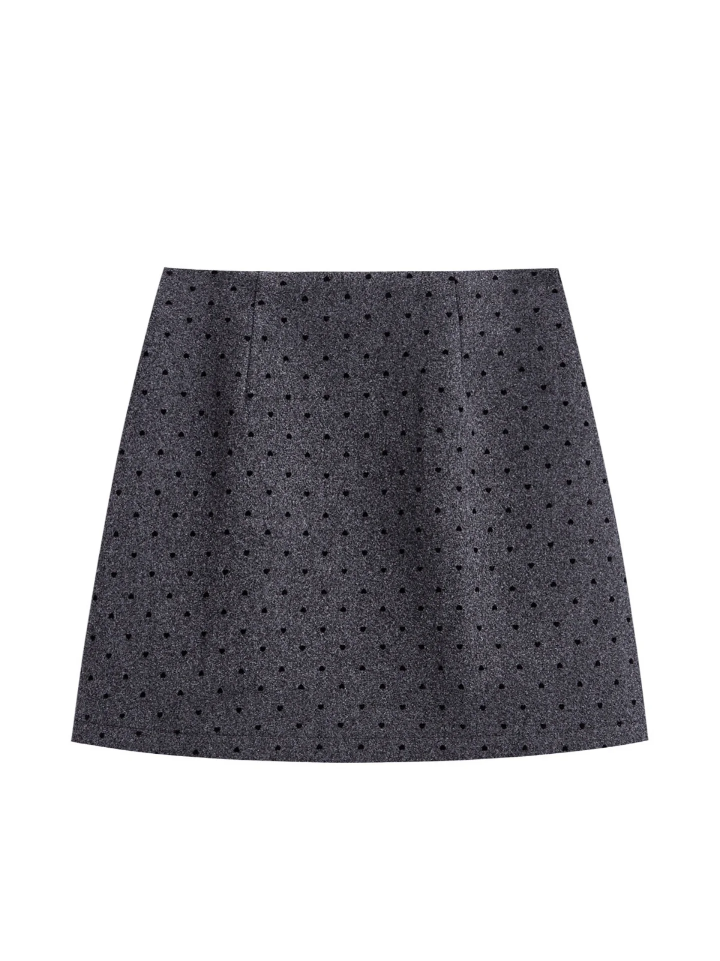 

Женская шерстяная юбка больших размеров в горошек, весенняя укороченная юбка А-силуэта, утягивающая, с высокой талией, в корейском стиле