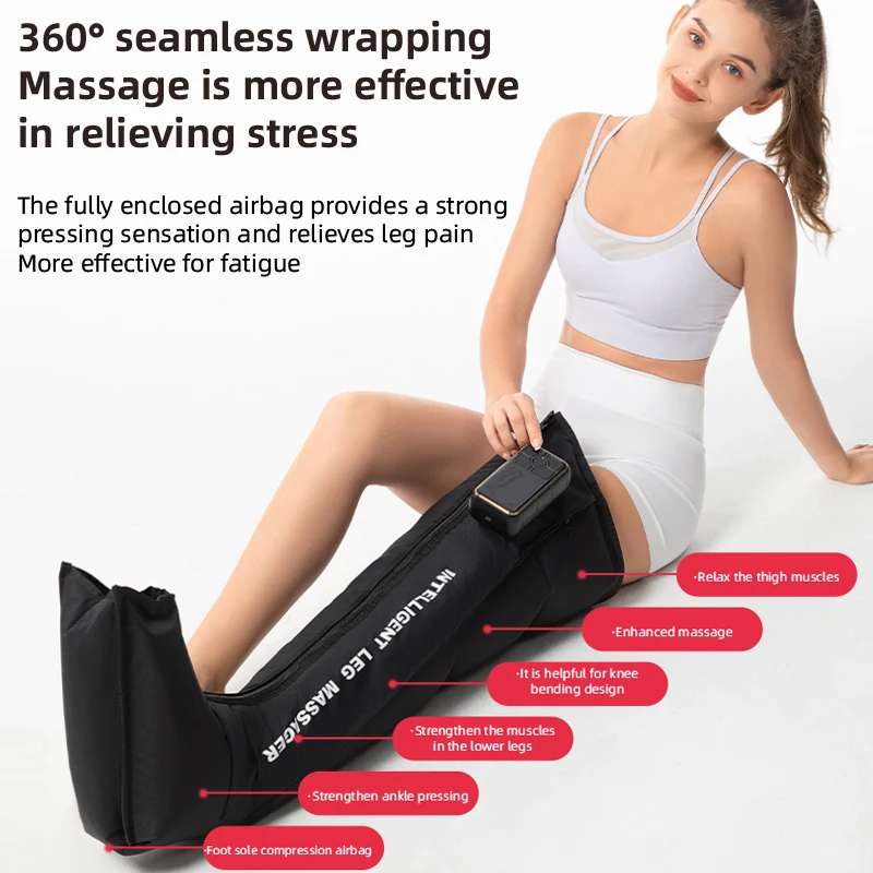 

JINKAIRUI Electric Air Wave Leg Massager Pressure Beauty Instrument Outer Trousers Leg Bag for Relaxation And Comfort