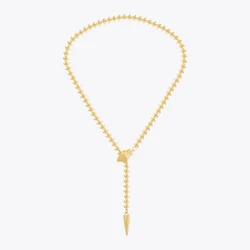 ENFASHION Pendants Snake Shape Chain Necklace Pearl For Women Wholesale Necklaces Gold Color Birthday Fashion Jewelry P243442