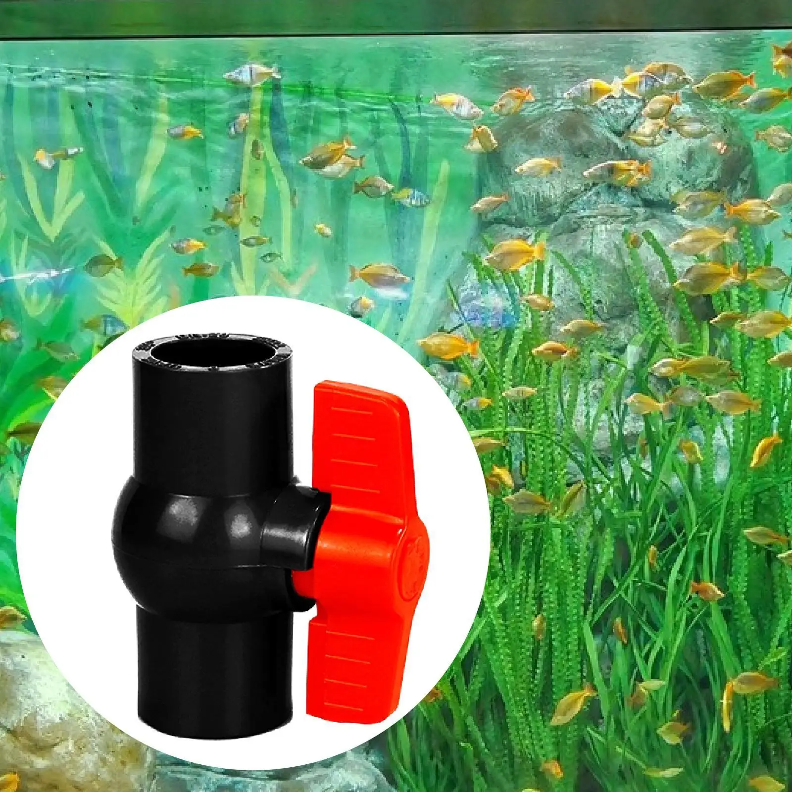 Leakproof T Handle Ball Valve for Water Pipe PVC Socket Fitting Replacement for Irrigation Sprinkler Hose