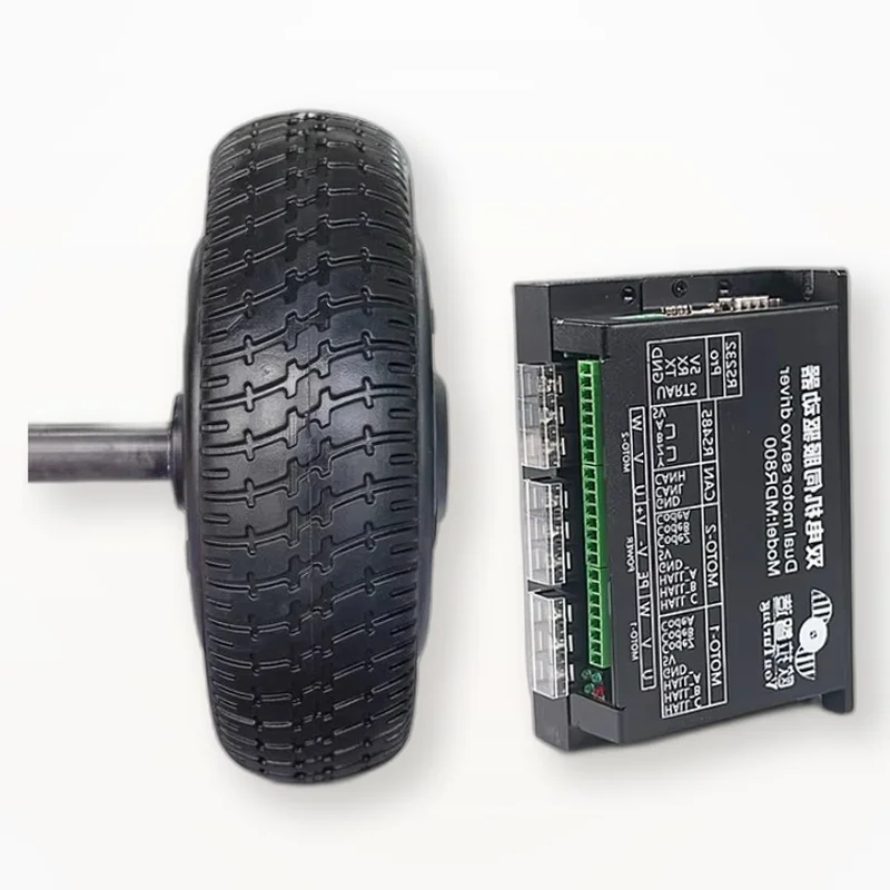 MT6501 6.5 Inch Brushless PMSM Encoder Motor 24V 280W 10Nm 250 RPM 15 Pole-Pair AMR MDR800 Controller for AGV Indoor Robot