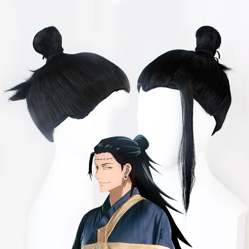 Spell Return Battle Xia Youjie Cos Black Men's  Wig Jinyi Wei High School Ancient Hanfu Beauty Tip Style