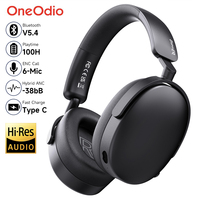 Oneodio SuperEQ A200 Wireless Bluetooth 5.4 Headphones Hybrid Active Noise Canceling Over Ear Headset Hi-Res Audio 6-Mic AI ENC