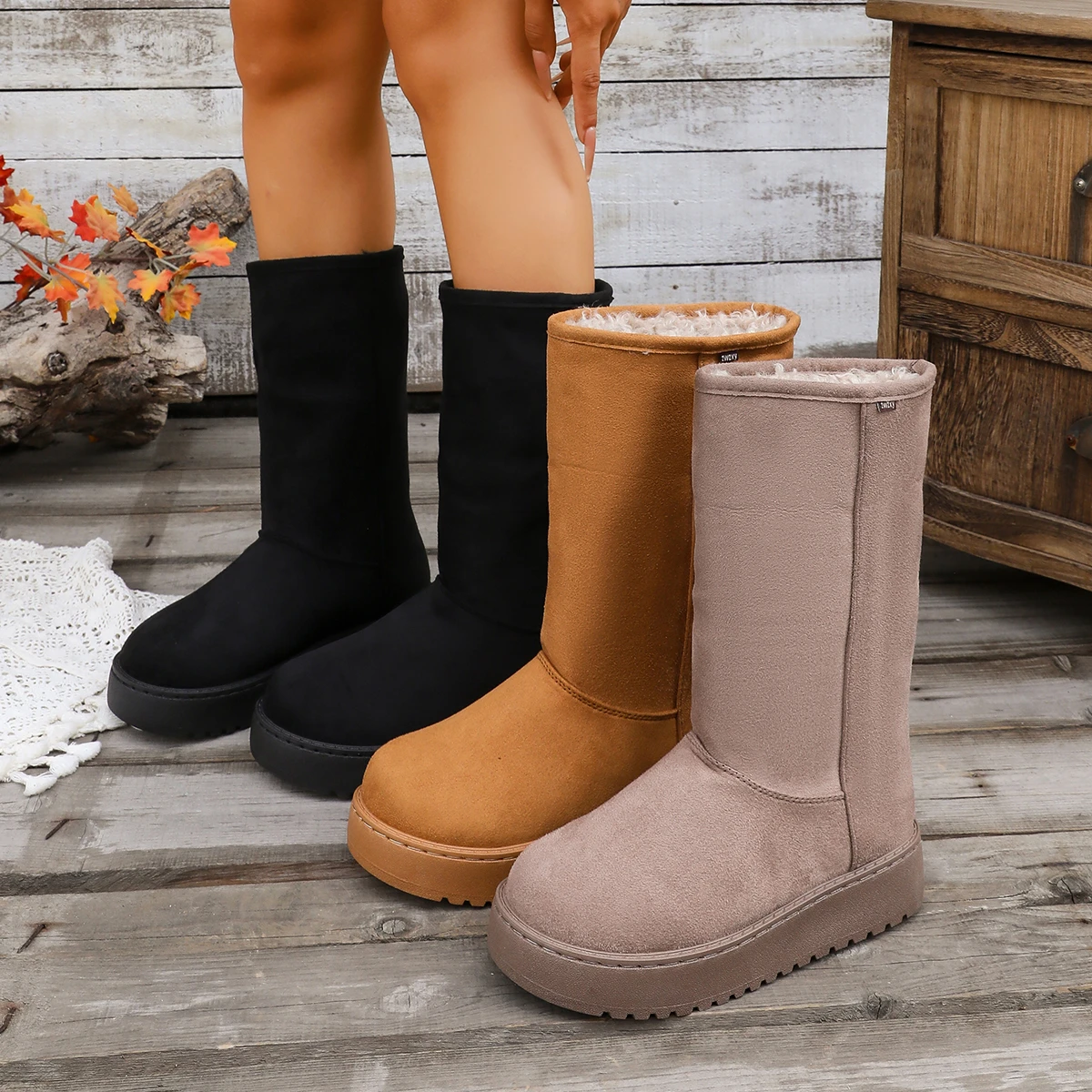 Opvouwbare, warme, pluche, ant - Snow Boot Fur Lined recensie en prijs