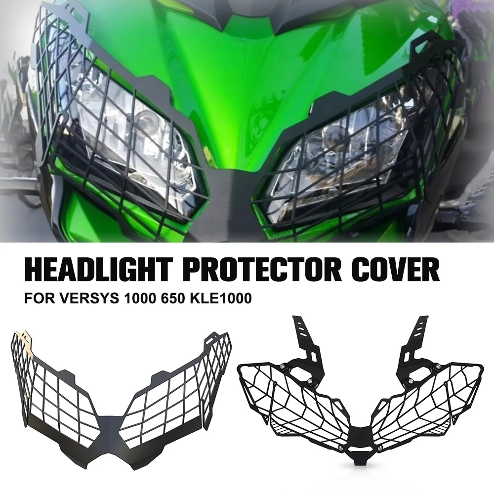 VERSYS650 KLE1000 VERSYS1000 Motorcycle Headlight Guard Headlight Protector Cover For Kawasaki NINJA 300 R 300R VERSYS 650 1000
