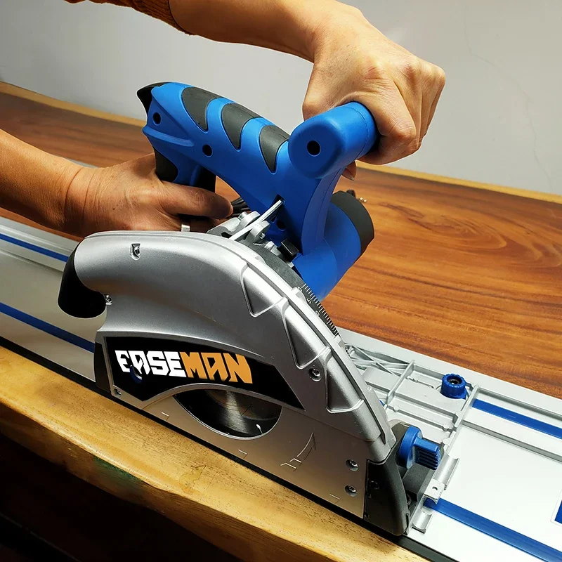 EASEMAN сверхмощная гусеничная пила, набор деревообрабатывающих направляющих, электрическая циркулярная пила, прямые ручные пилы для резки, беспыльные пилы