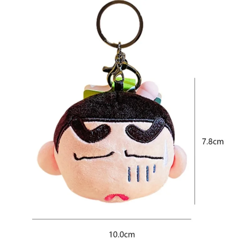 Breloczek z pluszową maskotką Shin-chan, zawieszka, opakowanie, biżuteria, miękkie i wygodne zabawki dla chłopców i dziewczynek, prezenty świąteczne.