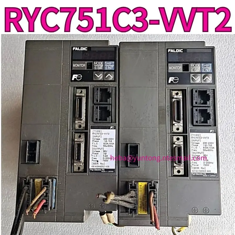 

Used servo driver RYC751C3-VVT2 750W