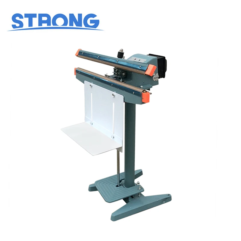 650MM Model Manual Pedal Switch Vertical Industrial Sealer for Rice Bag Food Snack Pouch Bag Single/Double Side Heating Sealing