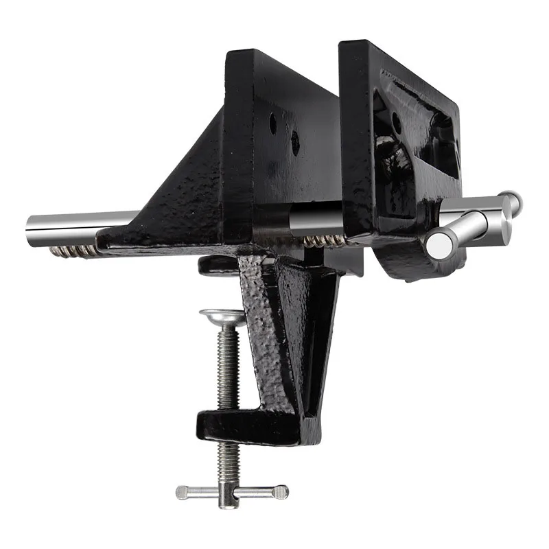 External Clamping Type Carpenter's Vice Wear And Corrosion Resistant Surface Spraying Clamp-on Table Vise