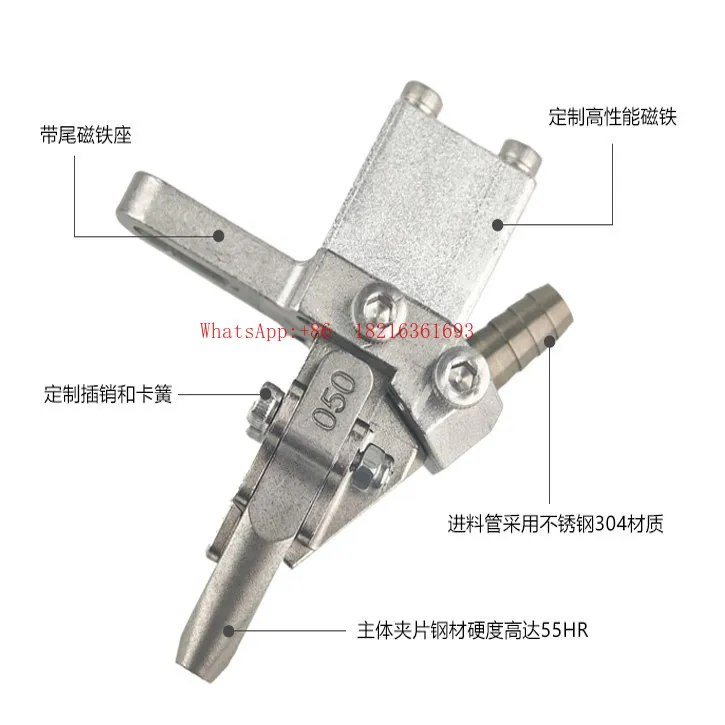 Handheld Screw Machine Clamping Nozzle Handheld Push-pull Chuck Screw Clamping Nozzle Screw Machine Accessories