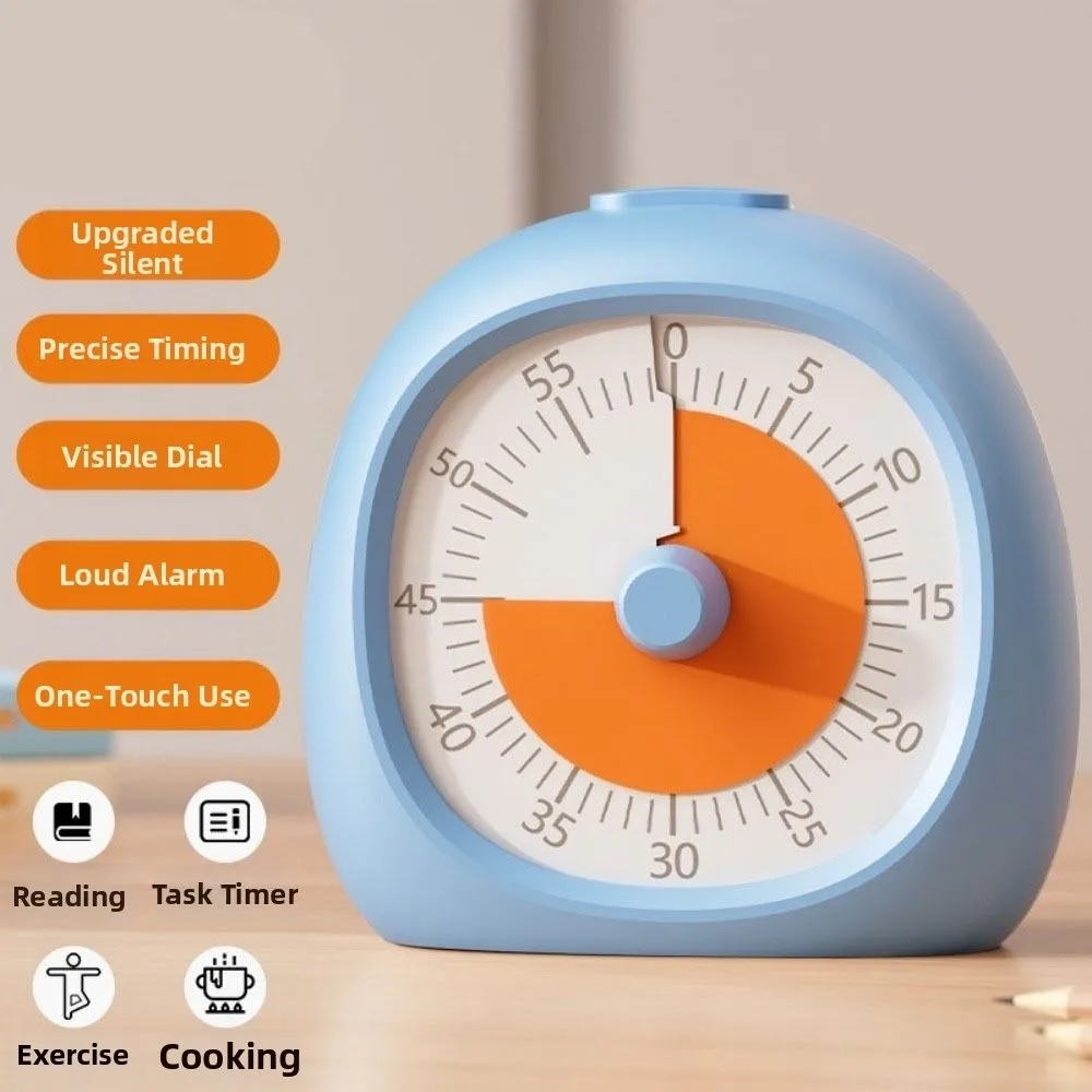 Time Management Visual Timer Self-discipline Timer Reminder Kitchen Countdown Reminder 60 Minutes Electronic Children's Timer
