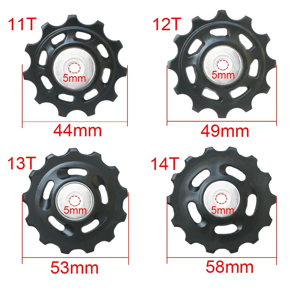 11t 12t 13t 14t rolamento mtb bicicleta guia traseiro roda de estrada jockey desviador traseiro polia rolo para shimano sram kit reparo