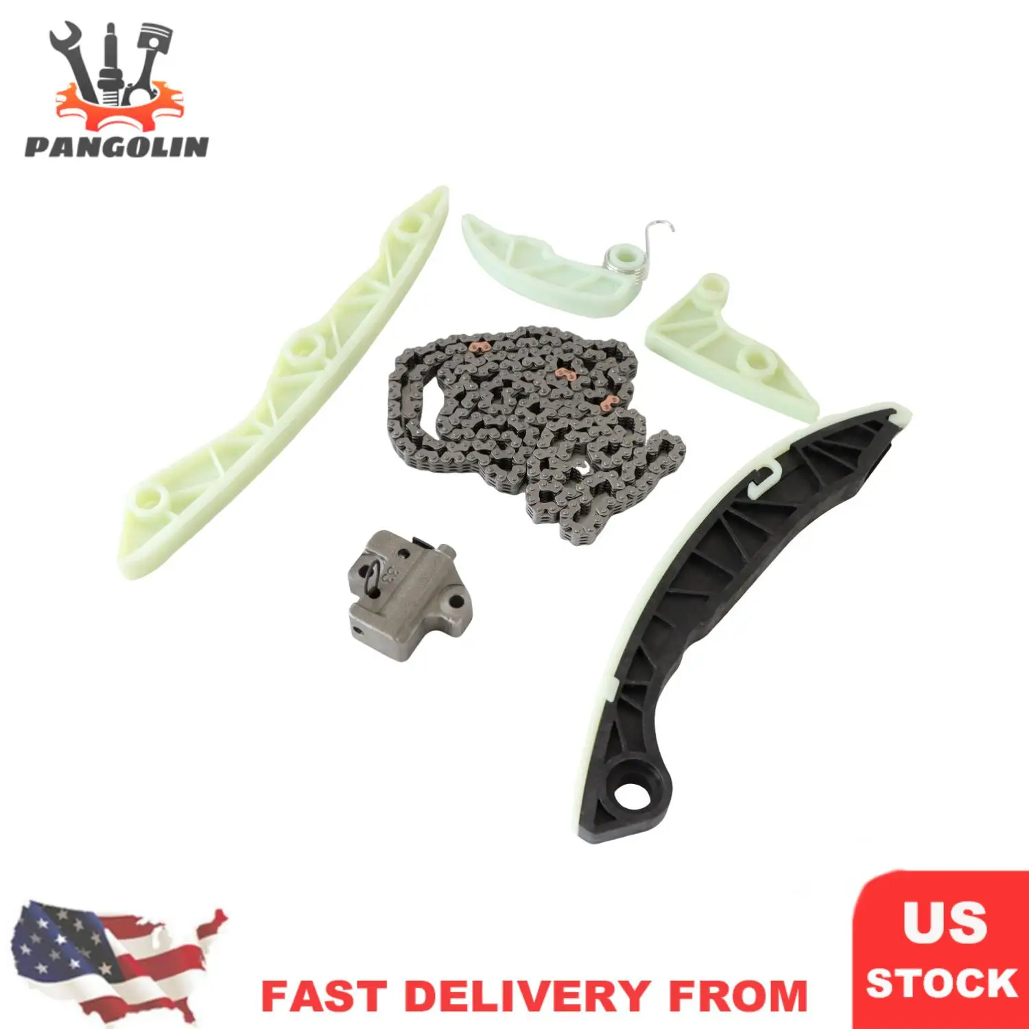 

Engine Timing Chain Kit for 2009-2017 Kia SPORTAGE Forte Optima HYUNDAI TUCSON SONATA Genesis Coupe DOHC 2.0L G4KD THETA II