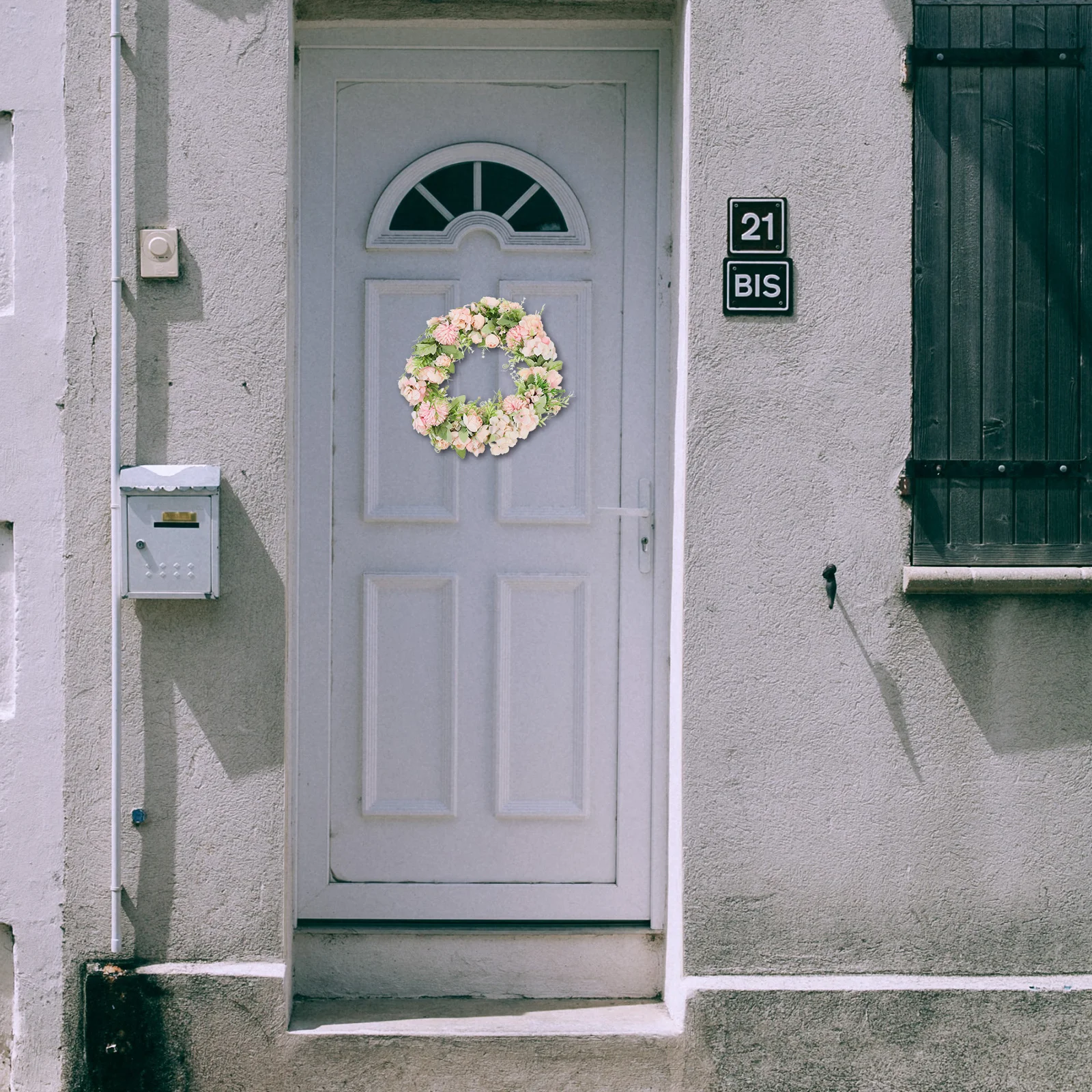 

1Pcs Fine Craftsmanship Peony Wreath Romantic Home Wedding Hanging Decor Garland Home Wreath Hanging Garland Wedding Decor