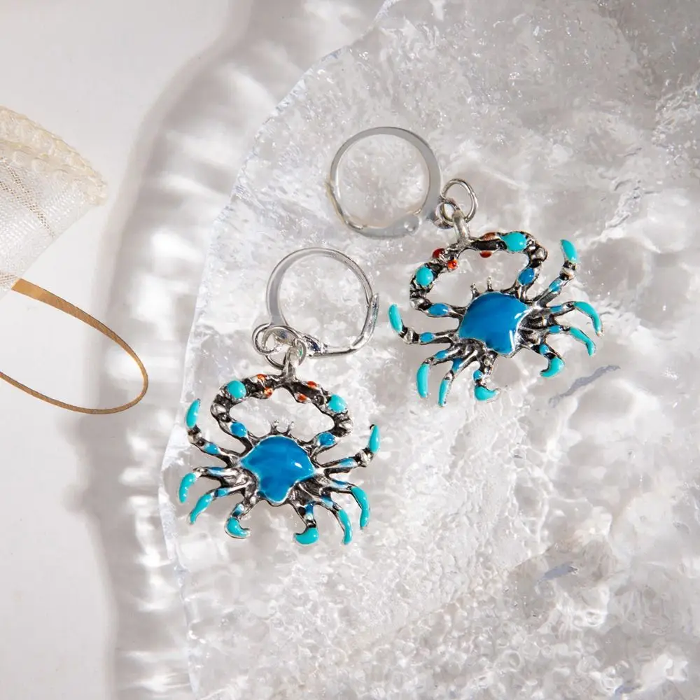 Statement Jewelry Pressed Flower Earrings Clear Fashion Red Dried Flowers Earrings Cute Acrylic Geometric Flower Drop Earrings