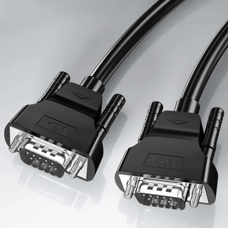 

3 шт. DT-V004 15-контактный соединительный кабель VGA к VGA для компьютерного монитора 5 м HD 3 + 6vga видеокабель