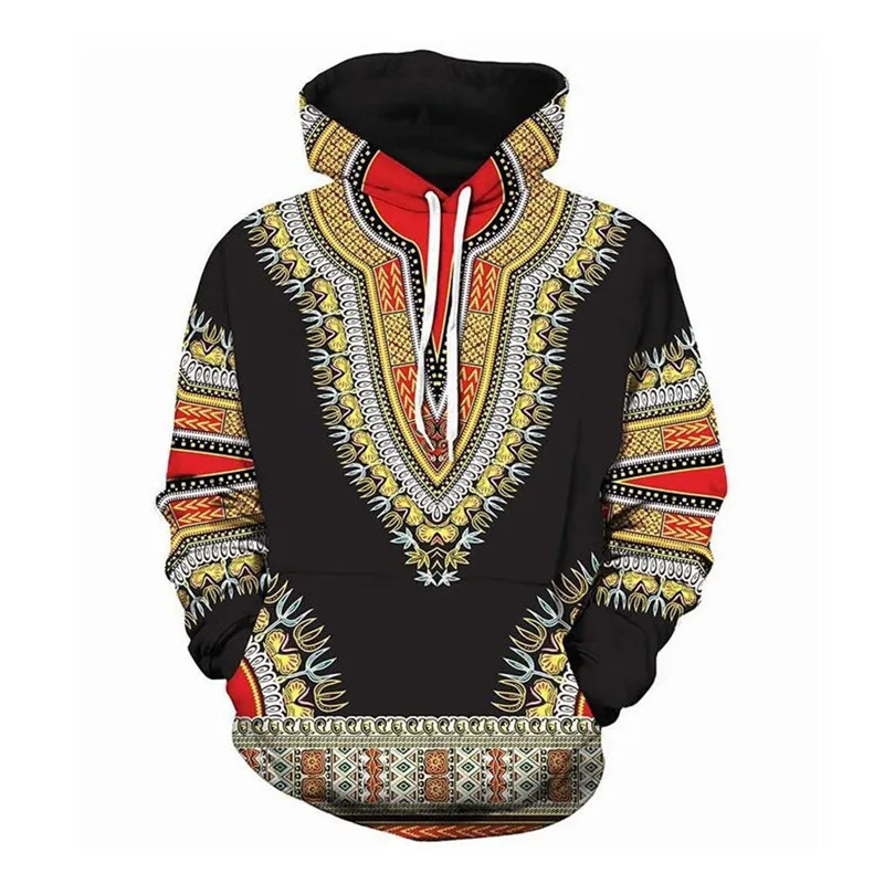 Indian Bohemian Hoodie Men Traditional African Ethnic 3D Print Hoodie Sweatshirt Women Halloween Christmas Cosplay Costume