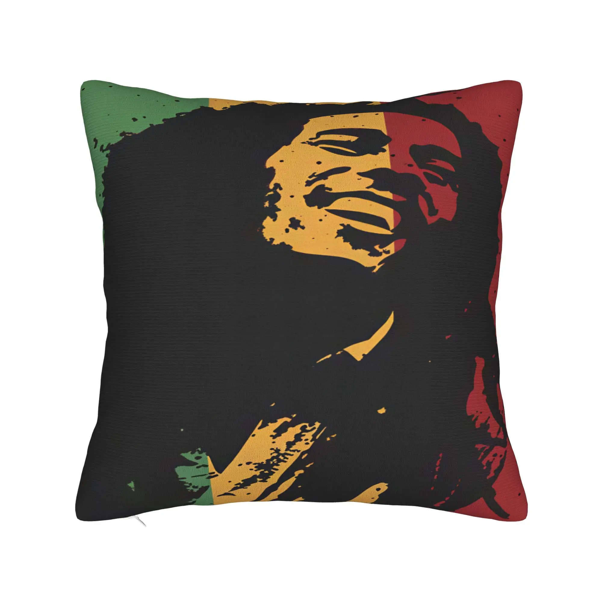 B-Bob M-Marley Singer Pillow Case  Graphic Pillow Cover Fashion Pillowcases For Sofa Couch Bed Living Room