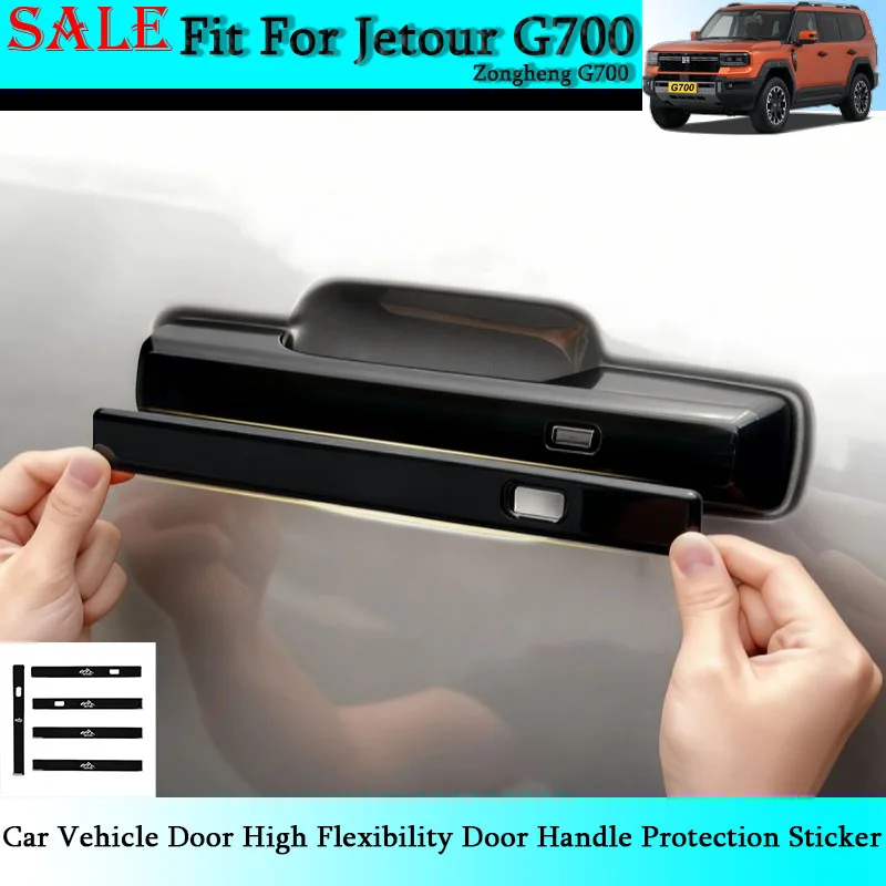 

Fit for Jetour Zongheng G700 Car Vehicle Door High Flexibility Door Handle Protection Sticker Automobile Exterior Accessories