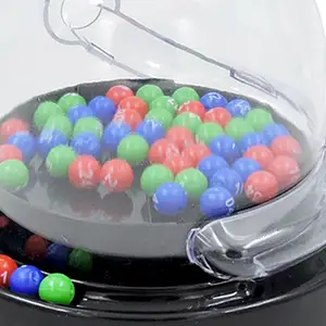 آلة يانصيب كهربائية صغيرة للملهى الليلي ، آلة البنغو ، ألعاب الحفلات ، لعبة سطح المكتب مع الكرات ، لعبة قفص أعلى 6 مبيعات للبنغو الكهربائي - رقم 5