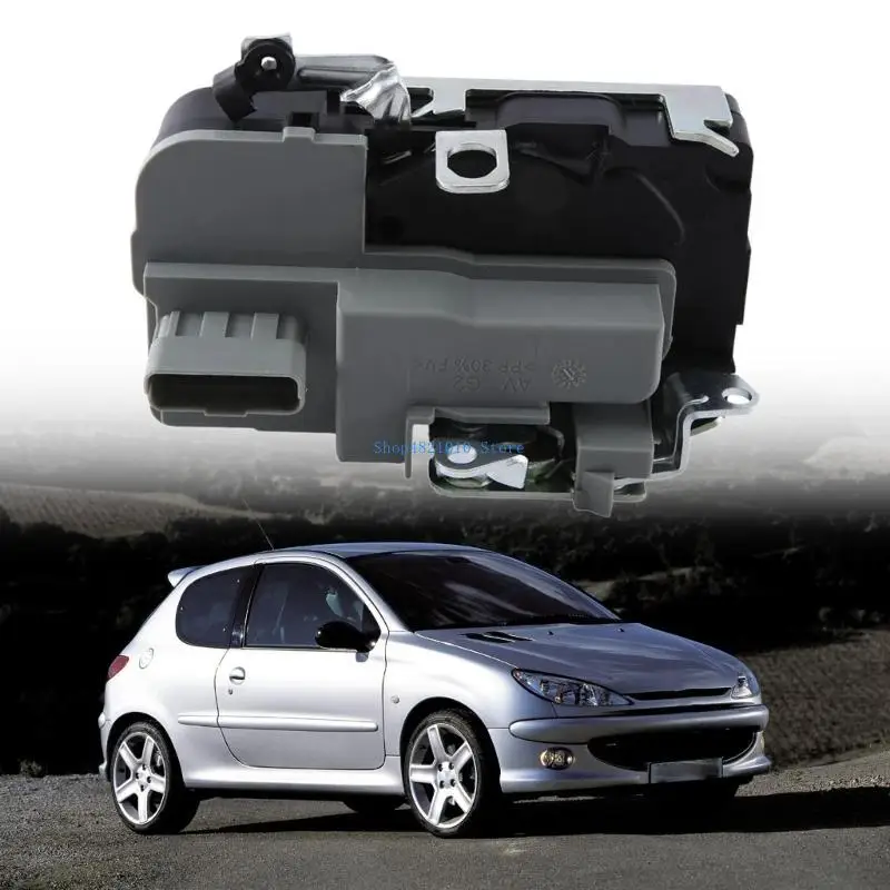 T3LF مجموعة مزلاج قفل الباب الأيسر/الأيمن لملحقات السيارات 206 3/5 206SW #6