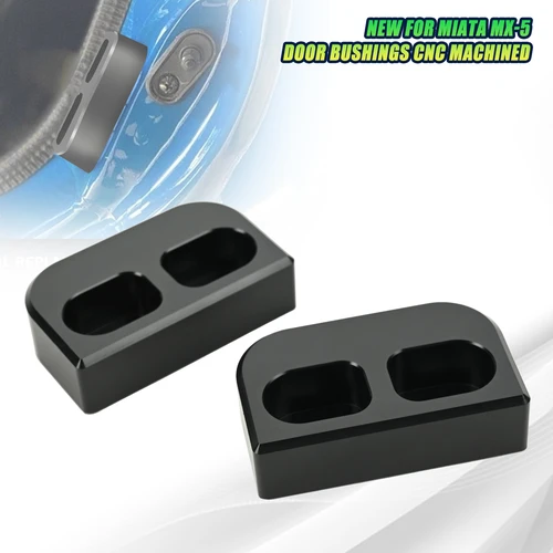 2 uds bujes de puerta puerta mecanizada segura para evitar sacudidas 16mm para Mazda MX-5 Miata NA NB NC ND 1990-2021 accesorio Interior