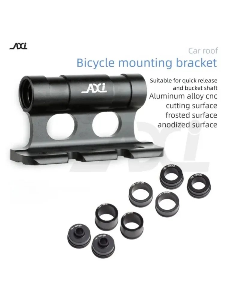 AliExpress NONE Bike Fork Mount Quick Release Thru Axle Carriers Front Fork Block Car Roof Rack Carriers for 5x100mm 12x100mm 15x100mm 15x110mm
