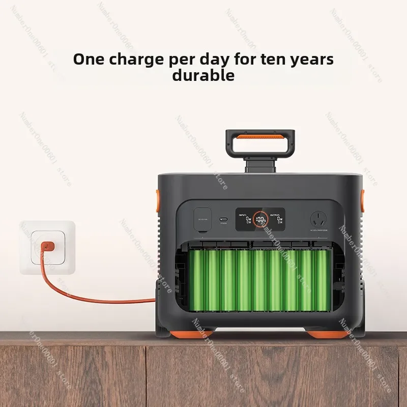 

Outdoor Power Supply with Large Capacity for 220v Fast Charging RV 3000W Emergency Backup on-board Energy Storage Portable