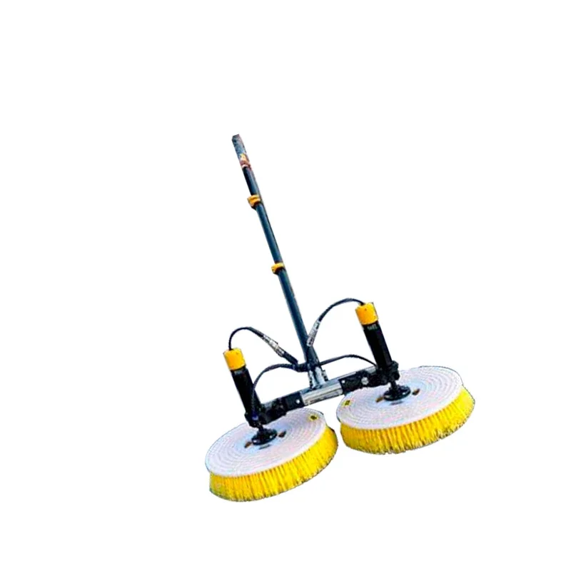 

Jining Hongrun new performance X43 model brush motor 3.5m 5.5m 7.5m double head retractable solar panel cleaning brush