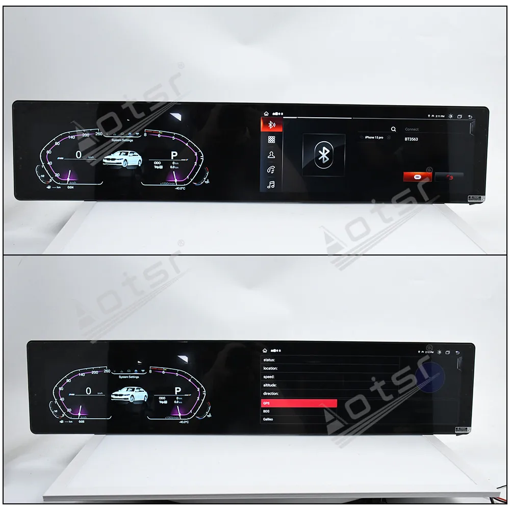 Car Accessories Android13 12.3‘’ Touch Screen Radio For BMW 5 Series 2009-2017 Changed To 2024 GPS Navigation Stereo Head Unit