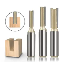 1pc12mm 12.7mm H30mm 2 Flutes Professional Level Straight Bit Reverse Carbide Router Bit Two Flute Router Bit CNC Milling Cutter