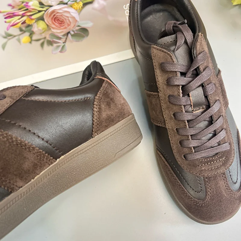 

Jenny&Dave Spring Nordic Vintage Genuine Leather Casual Women's Shoes Super Comfortable Women's Sneaker Women's Sports Shoes