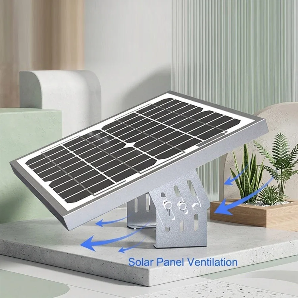 2 Pair Solar Powered RV Photovoltaic Bracket Adjustable Solar Panel Mounting Bracket  Aluminum Alloy Photovoltaic Bracket