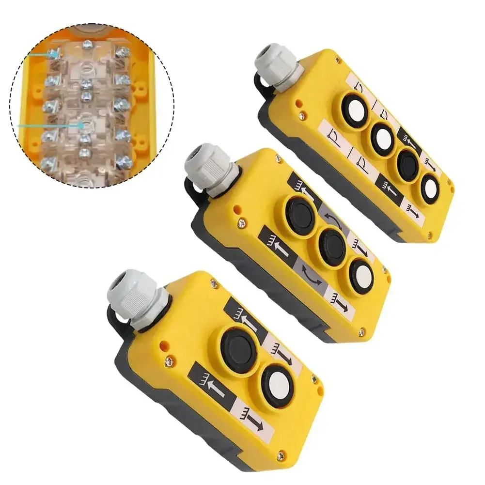 

Переключатель COP 2B3B4B для подъемных кранов. Подходит для высокопроизводительных зданий с напряжением 250 В/500 В и огнестойким корпусом из АБС-пластика.