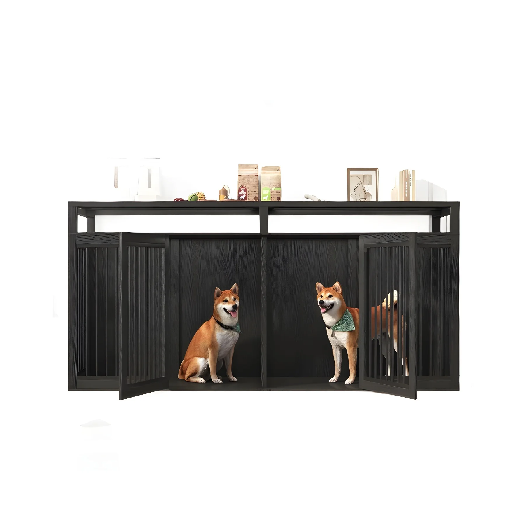 

Wooden simple and durable dog cage Medium and small dog indoor pet furniture