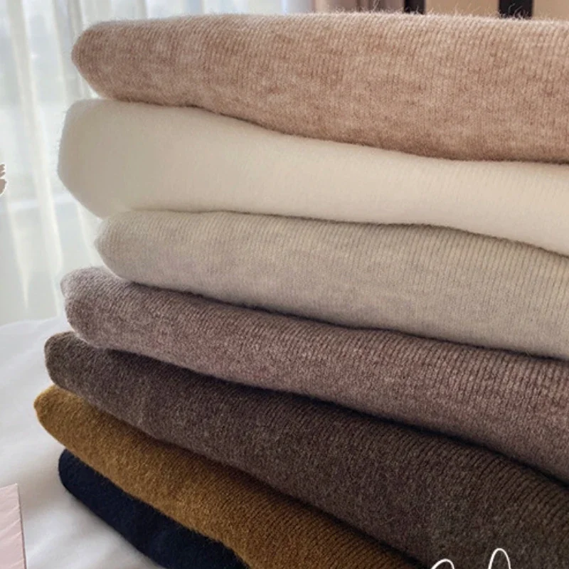 Half-high Neck Base Sweater Women\'s 2024 Autumn and Winter New Super Hot Ins Tide and Foreign Slim Inner Knitwear Top Cardigan