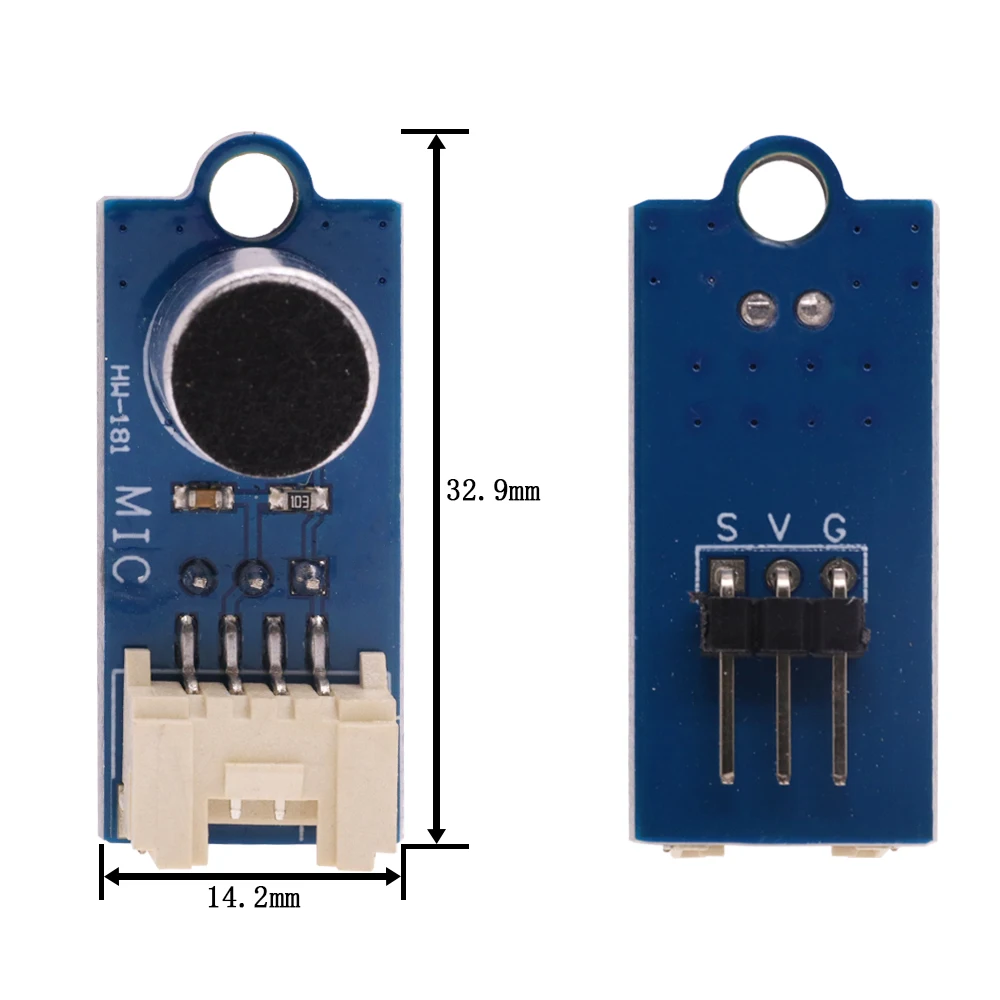 Microphone Noise Decibel Sound Sensor Measurement DC 5V 3p / 4p Interface for Arduino Mic Power Module