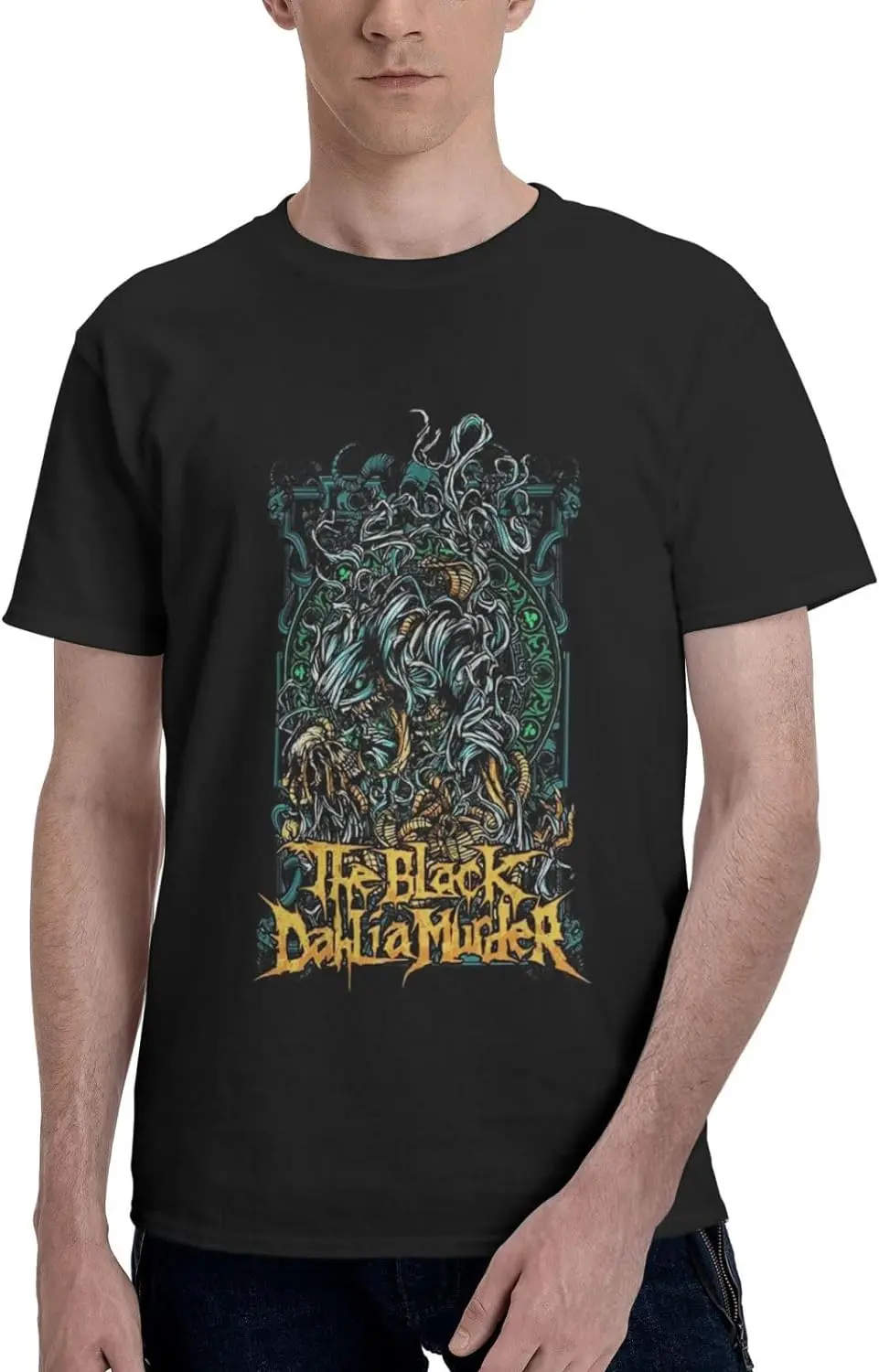 

Mens Cotton Round Neck Short Sleeve T-Shirt 3D Printed Funny Graphic Tee DIY Clothes Tops