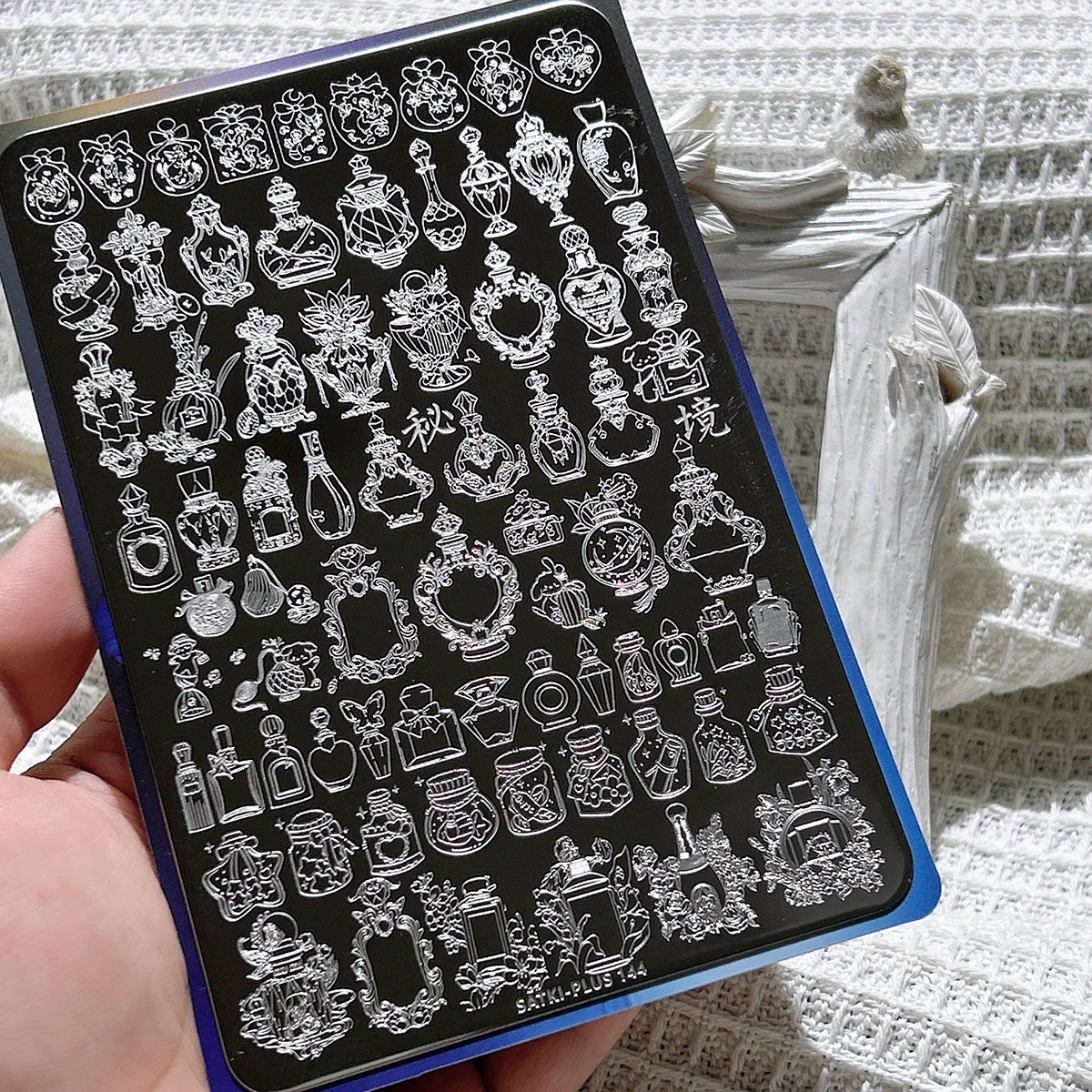 

Nail Art Transfer Plate Stamping Template Silicone Stamp Nail Decoration Exotic Fantasy Secret Realm Retro Palace Light Luxury Exquisite Heavy-Duty Printing Pattern Nail Art Stamping Plate Stamping Steel Plate Beginner-Friendly No-Hand-Painting High-Quali